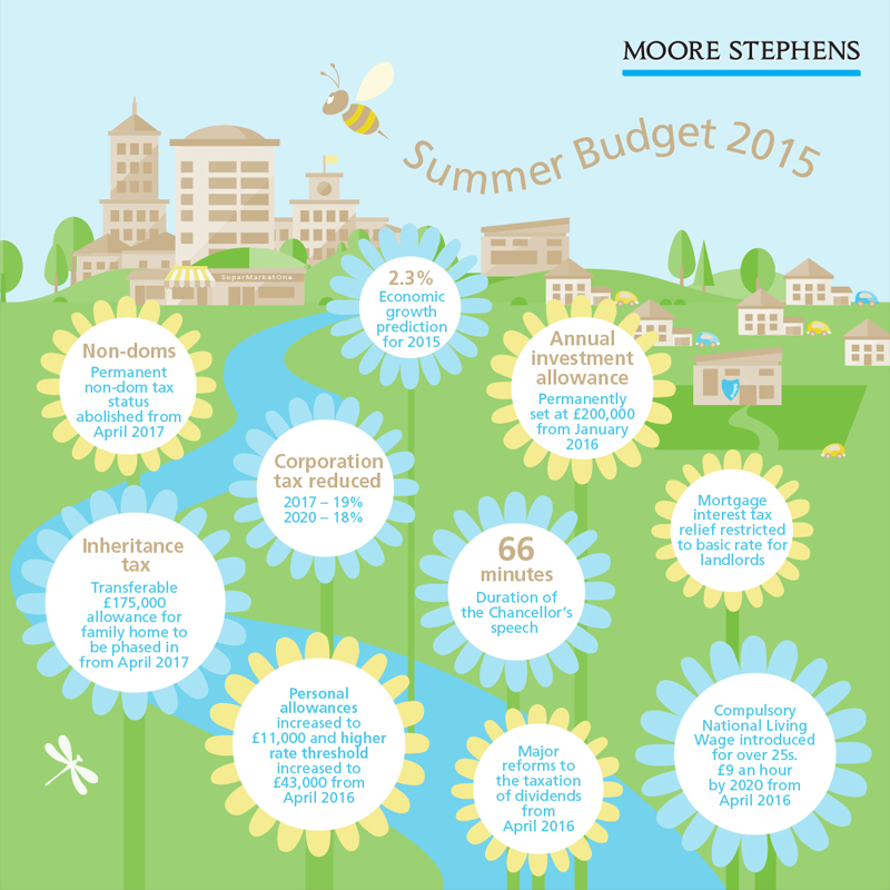 Budget infographic
