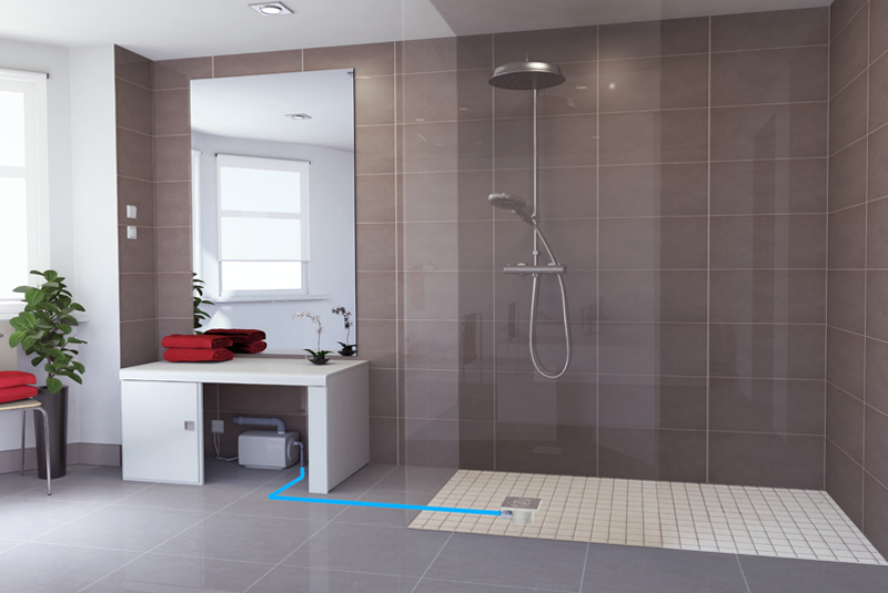 Easing wetroom installation with Saniflo