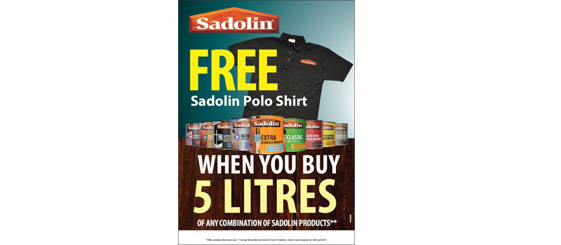 Sadolin’s sales promotion celebrates ten ‘Golden’ years