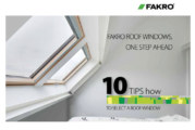 FAKRO’s 10 tips on how to select a roof window