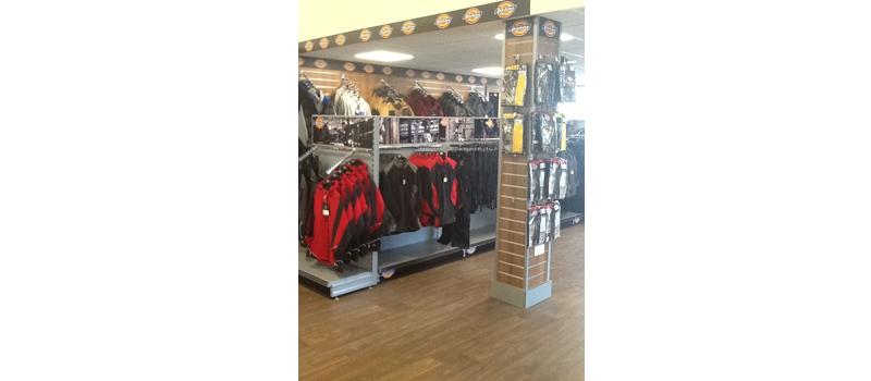 Dickies invests in workwear centres for builders merchants