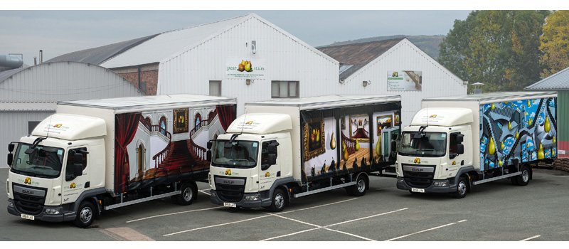 ‘Amazing’ new livery for Pear Stairs lorries