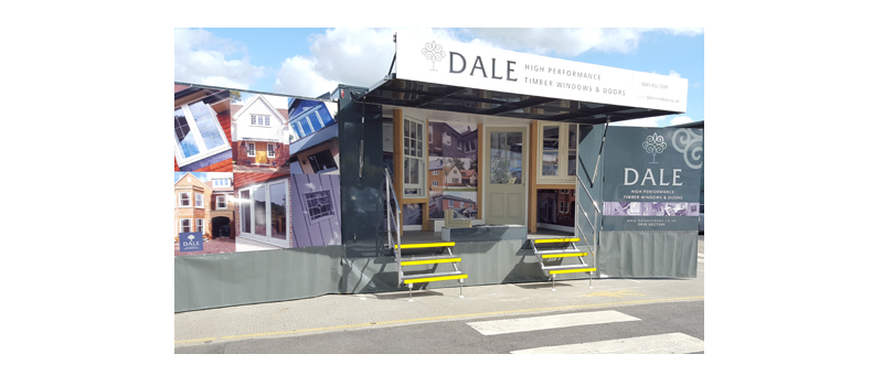 Merchant support stepped up a gear with Dale display vehicle