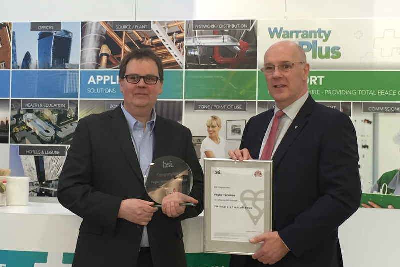 Pegler Yorkshire award win recognises long term commitment to quality