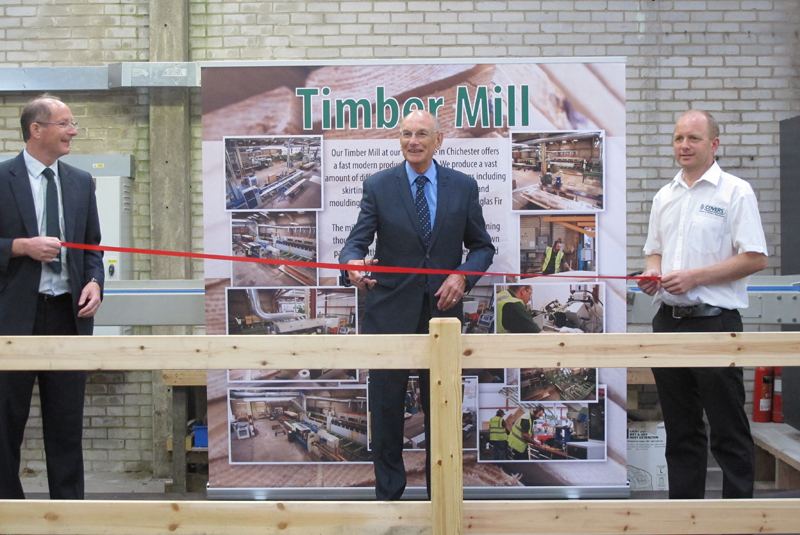 Covers launches renewed timber mill