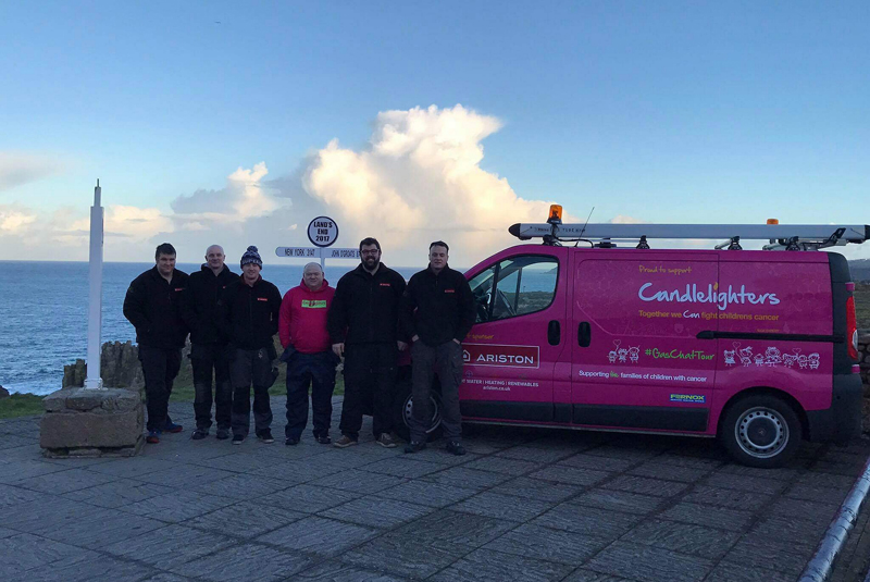 Candlelighters and Ariston set off on charity tour