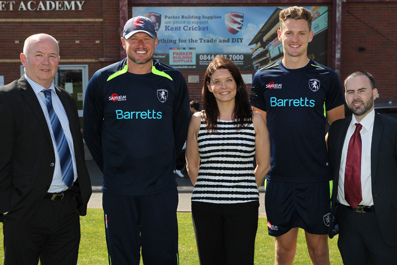 Parker and Kent County Cricket Club team up