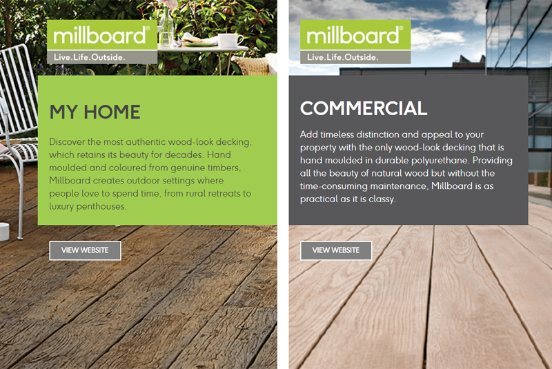 Millboard launches new website