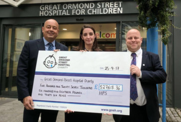 HPS presents big cheque to Great Ormond Street