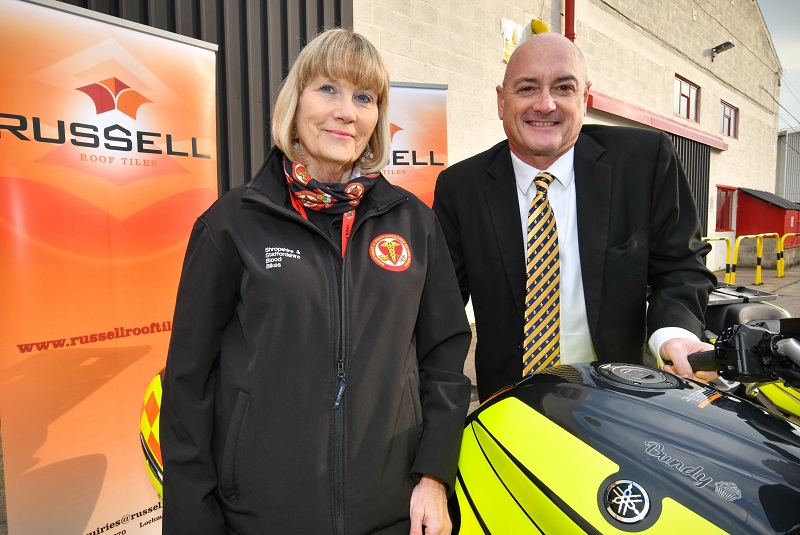 Russell Roof Tiles motors on with charity efforts
