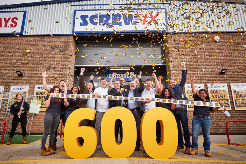 Screwfix opens 600th store