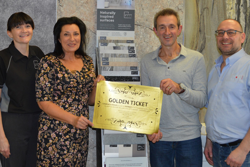 Showerwall announces winner of Golden Ticket initiative