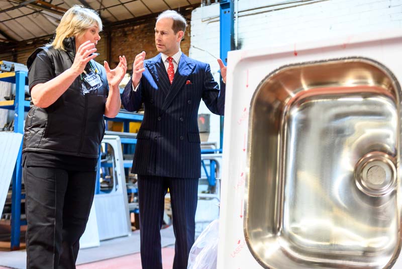 Pland Stainless welcomes royal visitor