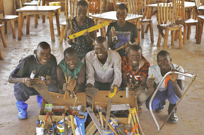 Tools needed to help young people in Africa