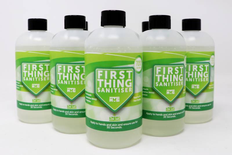 HMG Paints manufactures and donates hand sanitiser