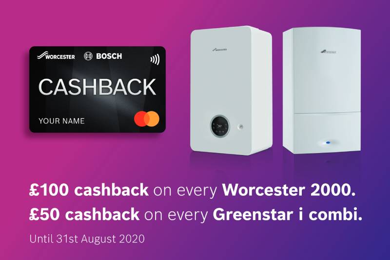 Worcester Bosch launches cashback offer for Greenstar I Combi boiler
