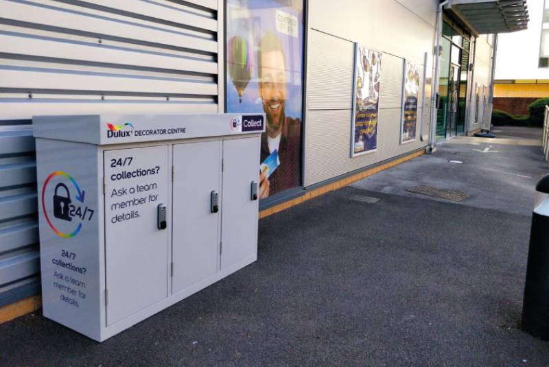 Ripple develops adaptable collection locker for Dulux Decorator Centre