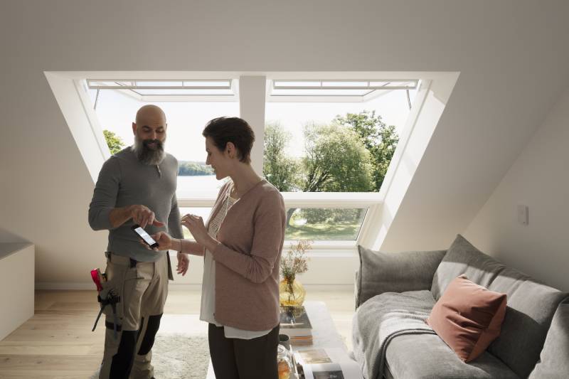 Smart tech roof window upgrade from Velux is helping installers