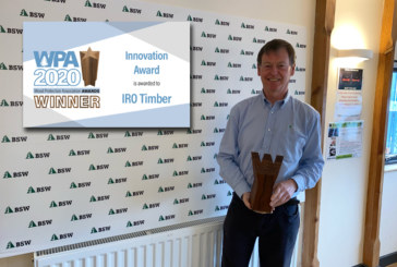 IRO Timber recognised for Innovation at WPA Awards