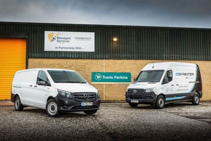 Travis Perkins acquires ‘green’ Mercedes-Benz vans from Intercounty T&V