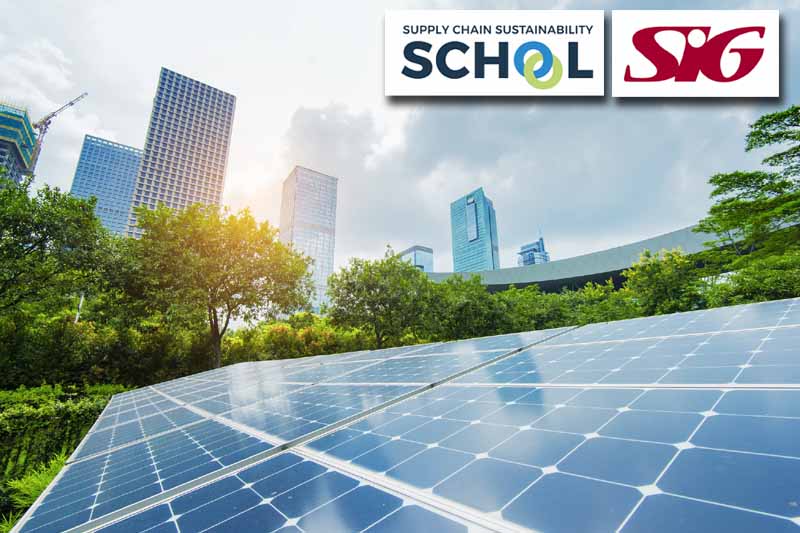 In a move said to provide further demonstration of its commitment to drive the sustainability agenda, SIG UK has become a partner of the Supply Chain Sustainability School (SCSS).