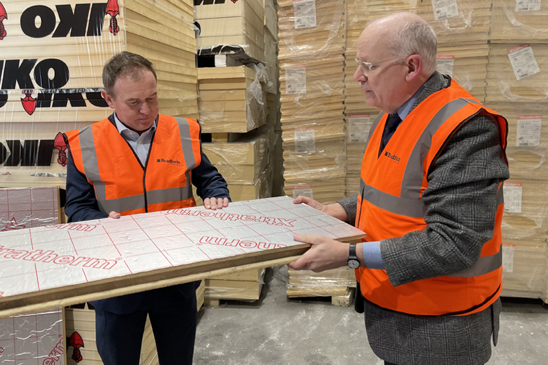 A recent constituency visit by the Rt Hon George Eustice MP to Bradfords Building Supplies saw discsussion on the evolution of the building materials’ supply chain over two and a half centuries - and how it is now responding to today’s net zero carbon challenge.