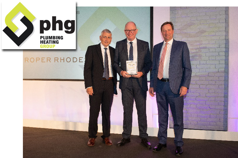 Supplier Awards announced by PHG plumbing & heating group