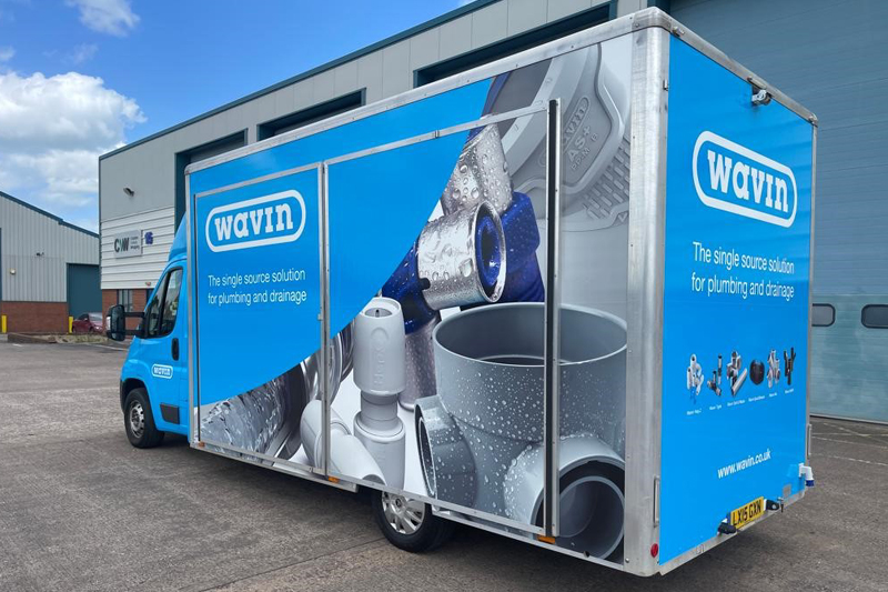 Wavin has set off on a national roadshow to bring “its extensive range of products and expertise” to merchants and installers across the UK.