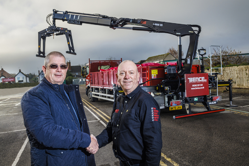 Bence Builders Merchants has credited Hiab’s after-sales support as one of the main reasons for its continued custom.