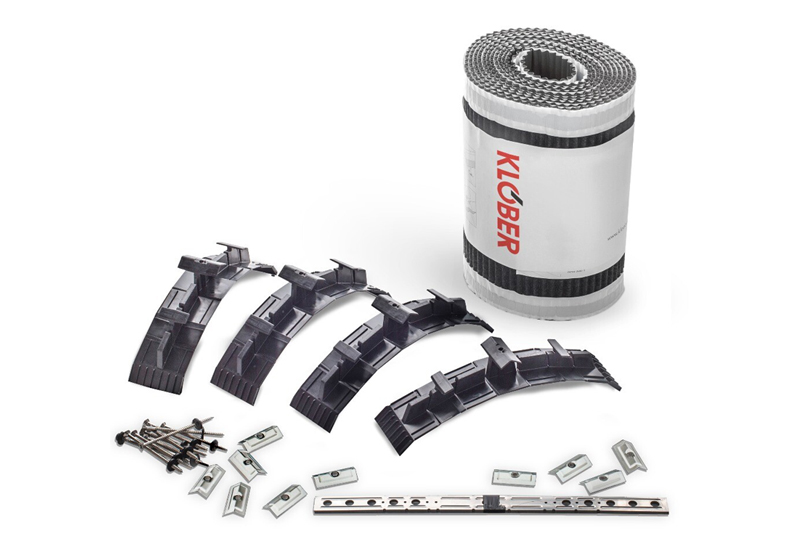 Klober’s 6m and 10m Economy Dry Ridge Kits now include a ridge seal with fixed lugs for a quicker, easier installation.
