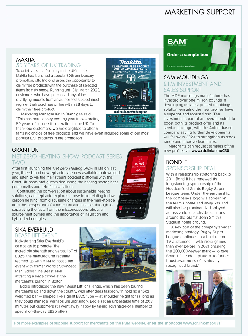 As featured in the January 2023 edition of the magazine, PBM presents a round-up of some of the latest marketing support, merchandising and point of sale initiatives designed for merchants by leading suppliers: