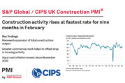 S&P Global / CIPS UK Construction PMI for February 2023