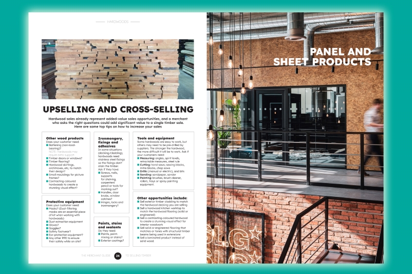 Timber Development UK has created The Merchant Guide to Selling Timber, billed as a comprehensive new resource to help merchants make the most of their sales of timber and timber products.