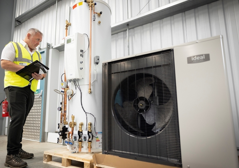 Ideal Heating has launched its first UK heat pump production line as part of a huge investment in low carbon technologies in addition to officially opening its new National Training and Technology Centre.