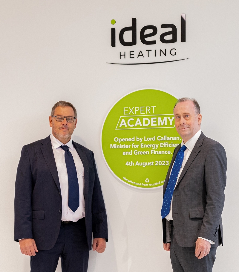 Ideal Heating has launched its first UK heat pump production line as part of a huge investment in low carbon technologies in addition to officially opening its new National Training and Technology Centre.