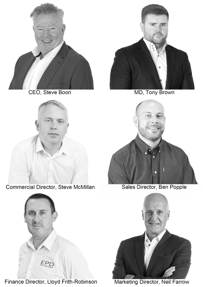 EPD Insulation Group, the independent, family-run insulation and associated building materials specialist established in 2011, has appointed its first full board of Directors.