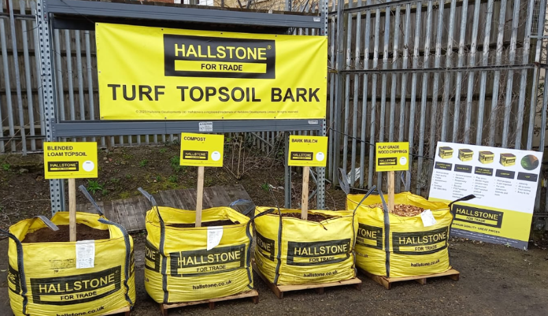 Hallstone has taken steps to “more effectively support the industry” with a newly-launched trade-only offering of topsoil, mulch, wood chippings, compost and turf.