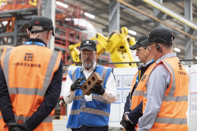 BDA member Forterra’s recent £95m investment in a new super plant at its Desford site in Leicestershire means it will be capable of producing 180m bricks per year while significantly reducing the carbon impact of each brick manufactured on the site compared to its previous factory.