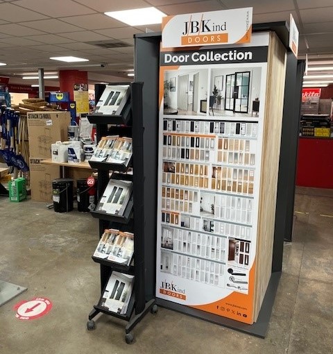 JB Kind's latest Door Collection 2024 brochure is an integral part of its wider marketing support package for merchants, including display units and a host of digital tools.