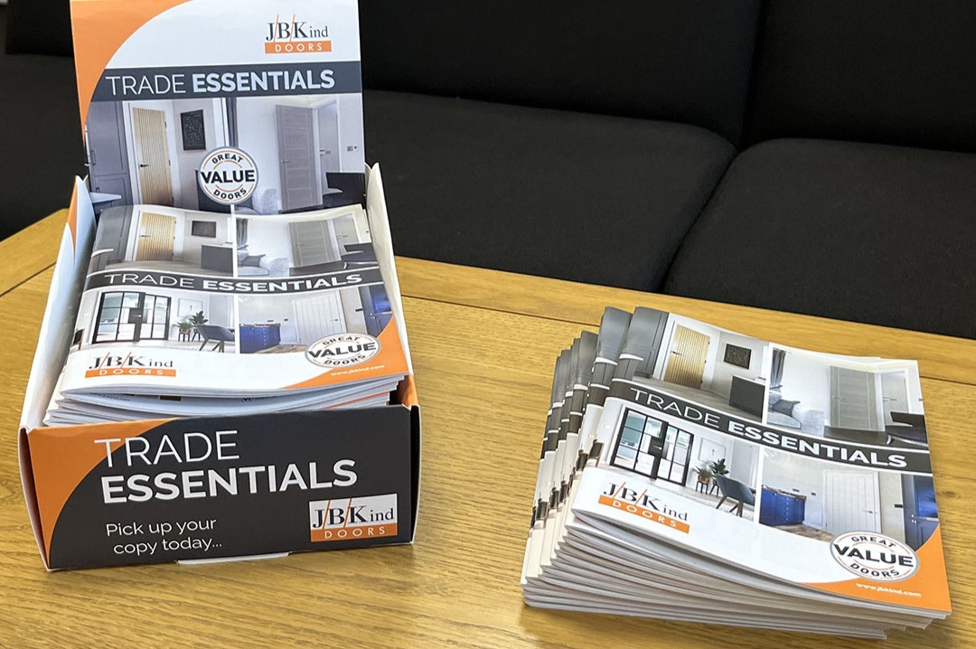 JB Kind's latest Door Collection 2024 brochure is an integral part of its wider marketing support package for merchants, including display units and a host of digital tools.