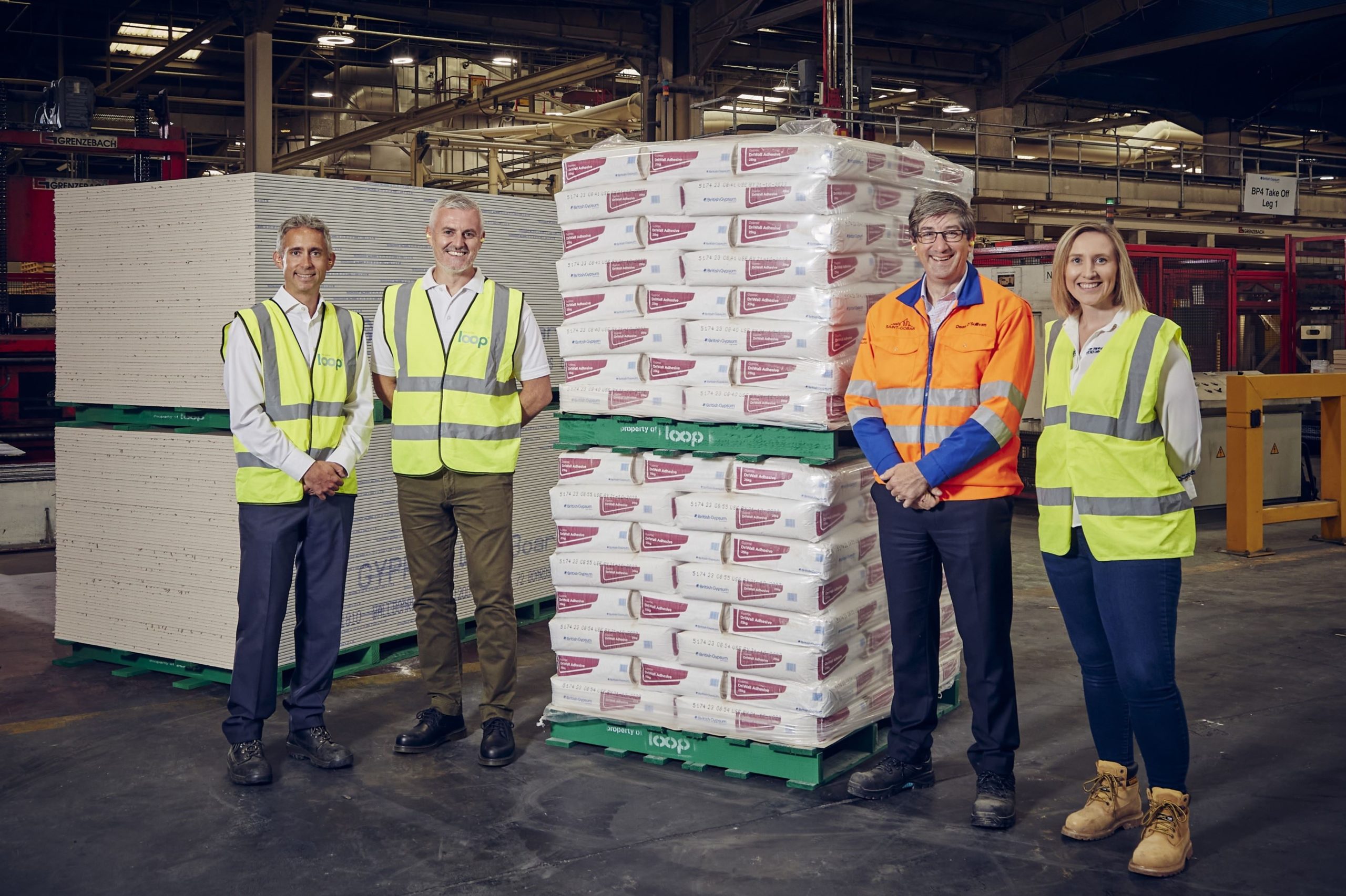British Gypsum partners with The Pallet Loop to reduce construction waste