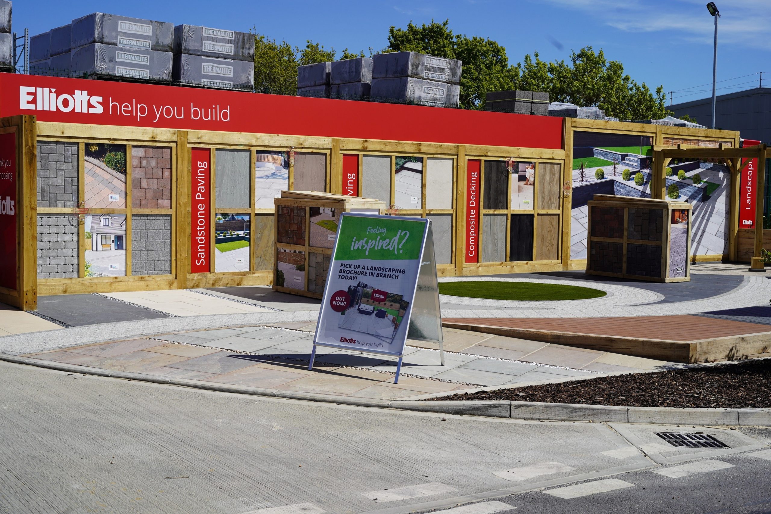 Having converted a previously underused space, Elliotts has now opened a stunning new landscaping display area at its Lymington branch.