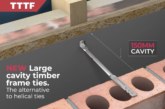 Tecties launches new timber frame ties for larger cavities