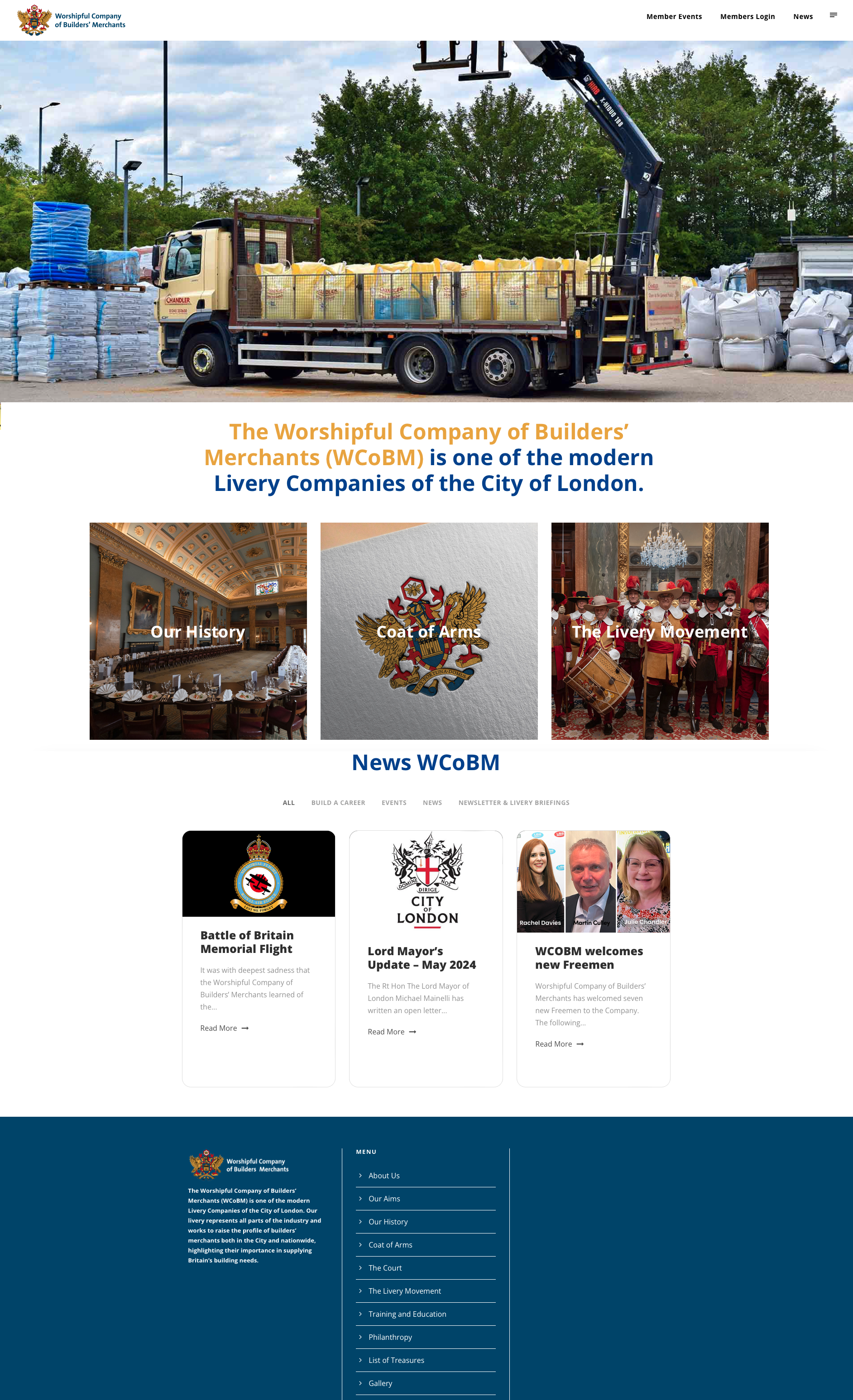 The Worshipful Company of Builders’ Merchants’ redesigned website offers a host of new features for members, the industry and the wider public.