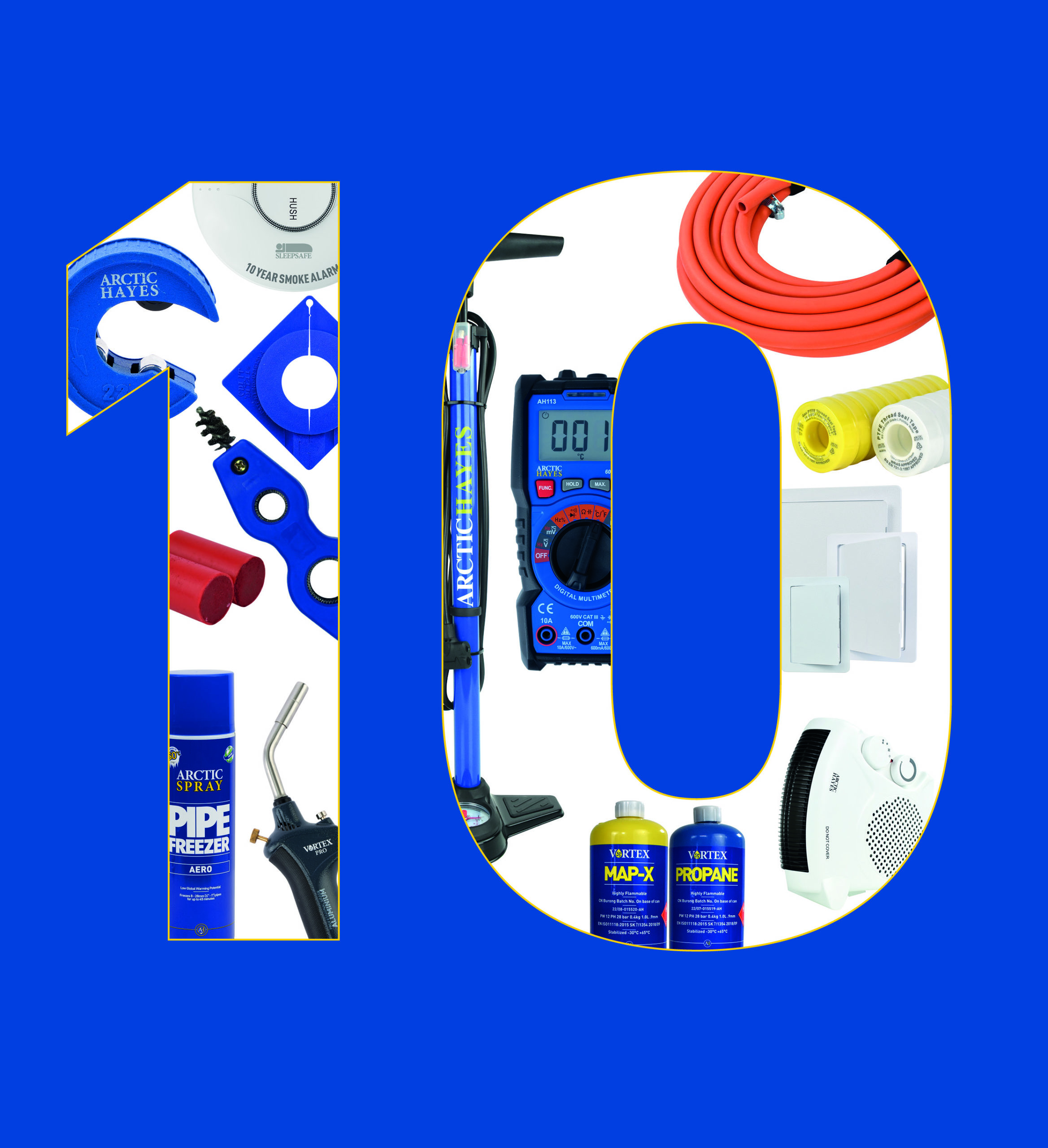 Plumbing products distributor Arctic Hayes is gearing up to celebrate its 10th anniversary on 22nd July.