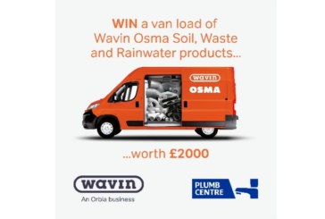 Wavin teams up with Plumb Centre for mega prize draw