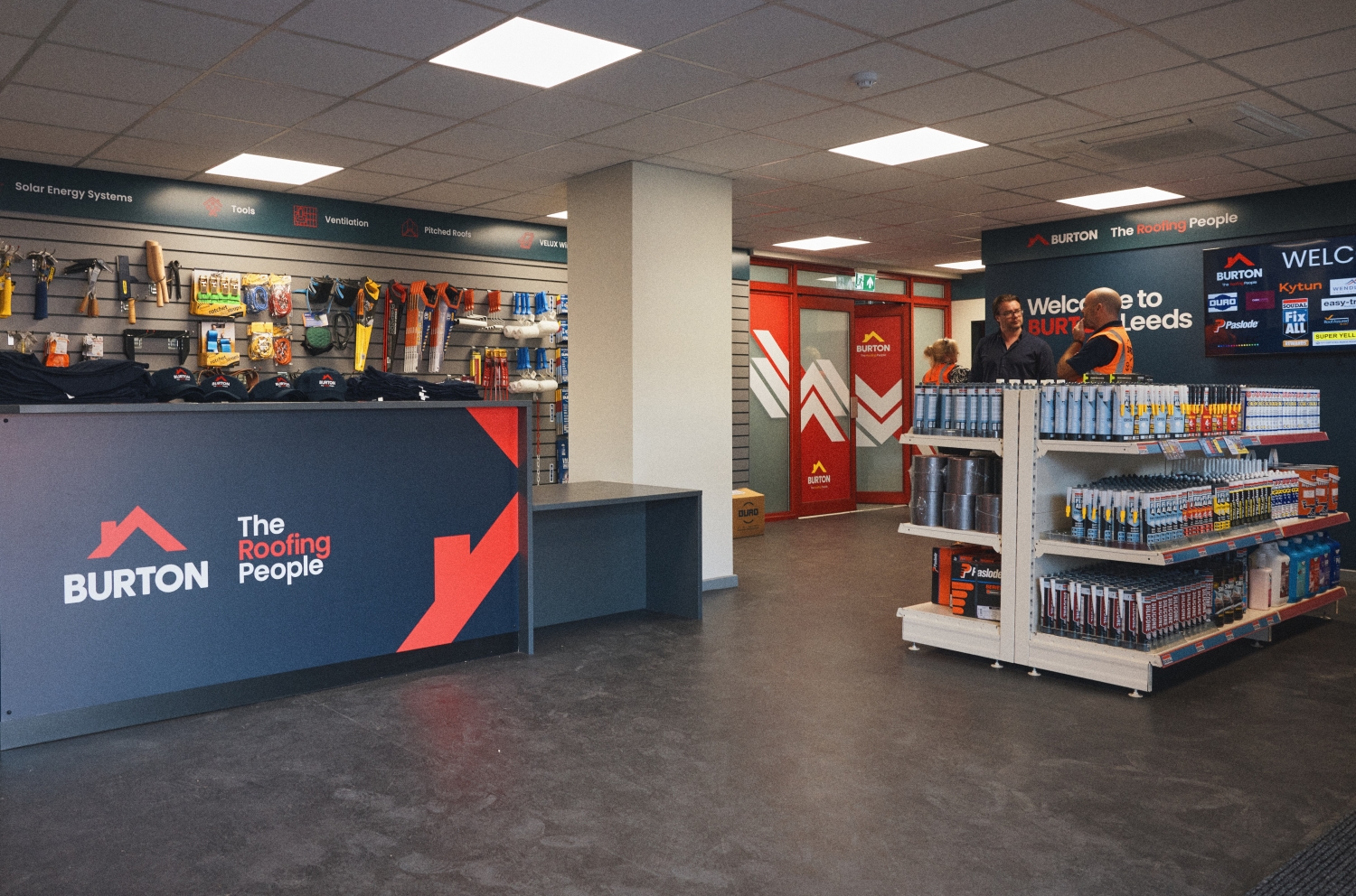 Following significant investment, Burton has re-launched its Leeds branch with a new livery, extra facilities and an increased product range.