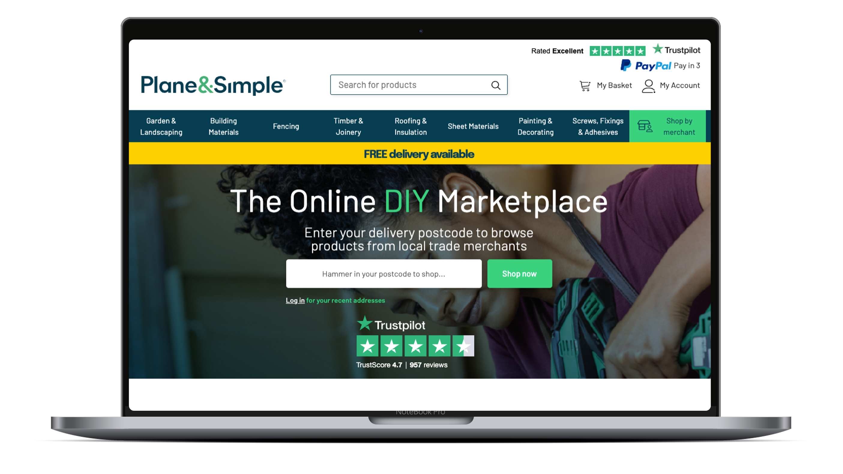 Further expansion for online building materials marketplace, Plane & Simple