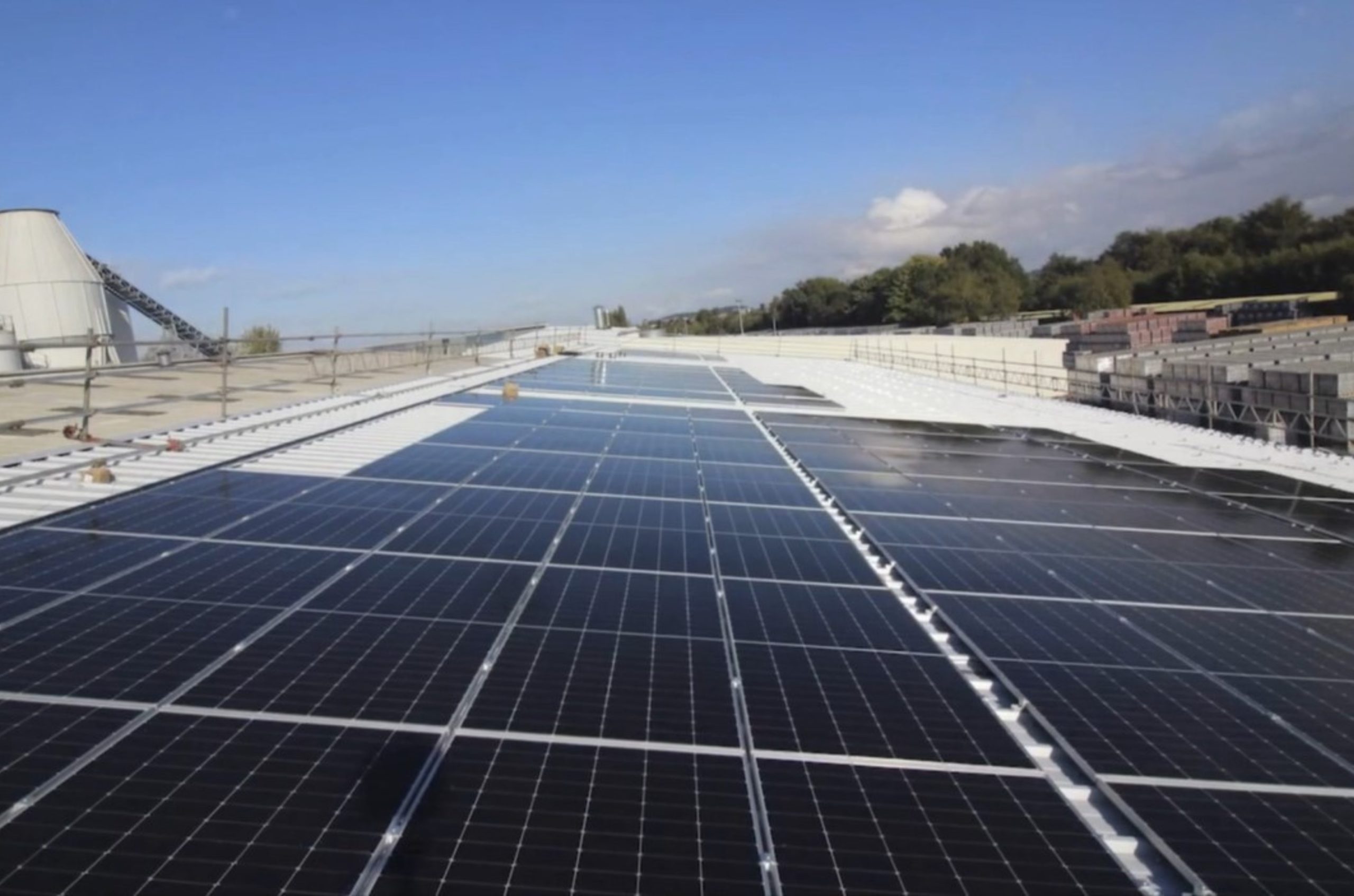 Russell Roof Tiles has continued to take steps to reduce its carbon footprint with the installation of solar panels at its new £18.5m upgraded plant.