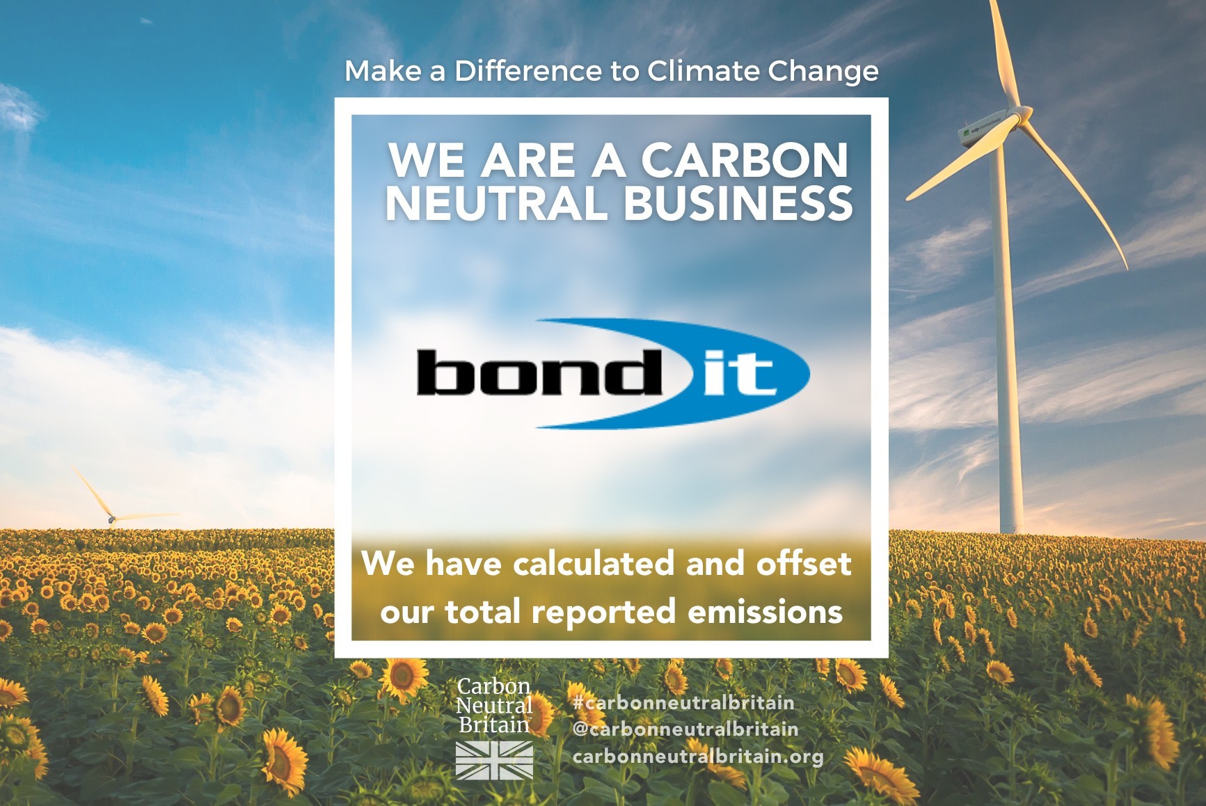 Bond It achieves carbon neutral status